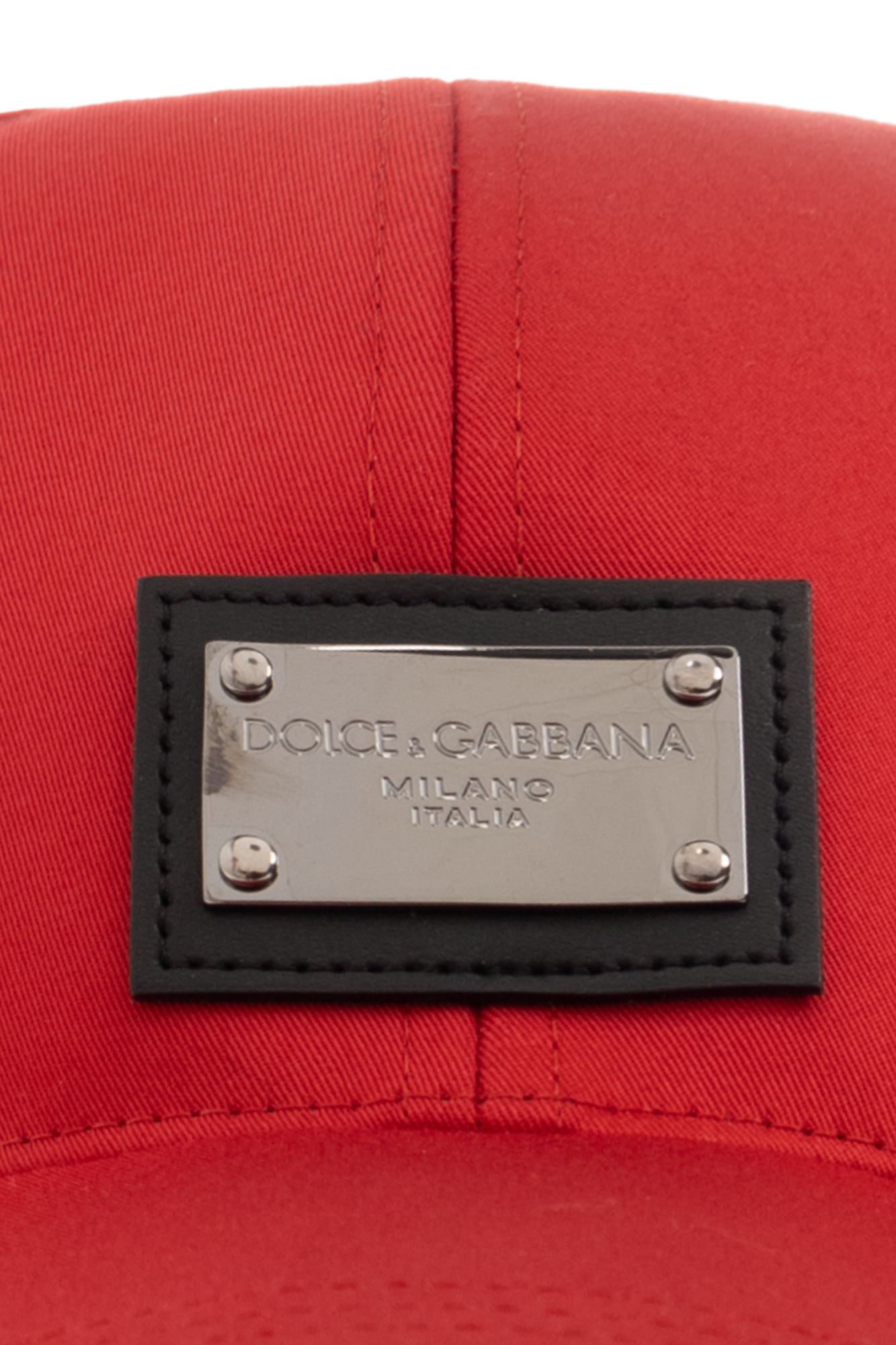 Dolce and gabbana red cheap cap